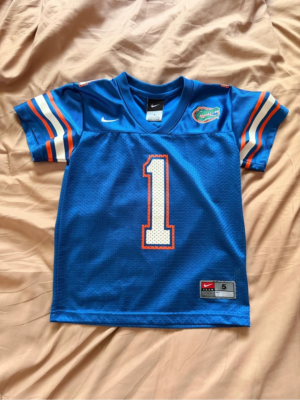 Nike Team Florida Gators #1 Football Jersey | Youth Small (Size 5) | NCAA Blue